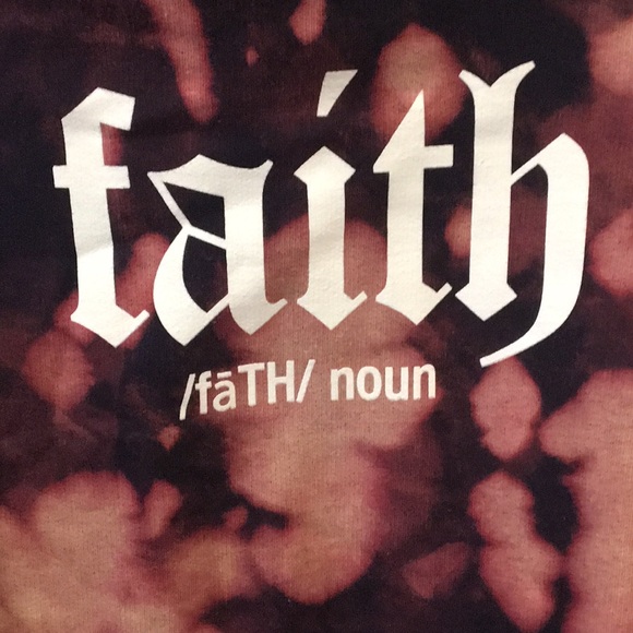 FRANCHISE “FAITH ” Sweatshirt Hoodie Size S & M - Picture 2 of 8